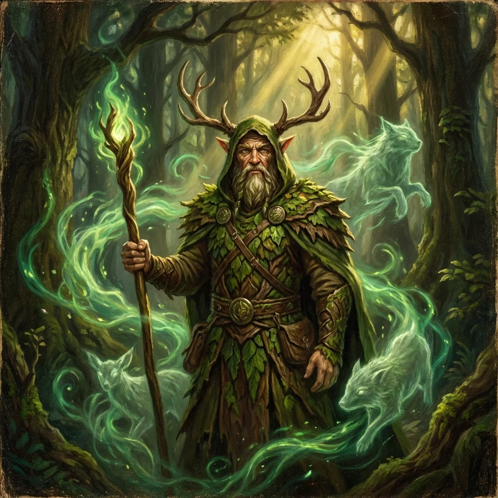 Druide, classe D&D 5e Dagger Hack