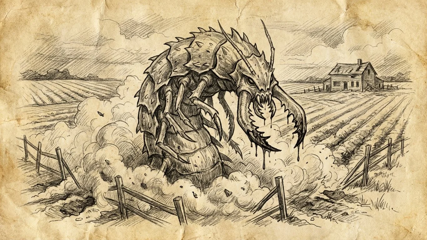 Ankheg, monstre D&D 5e Dagger Hack