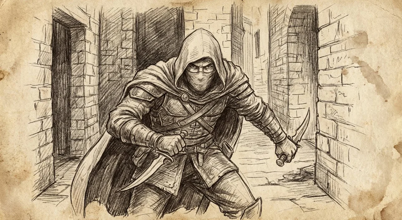 Assassin, monstre D&D 5e Dagger Hack