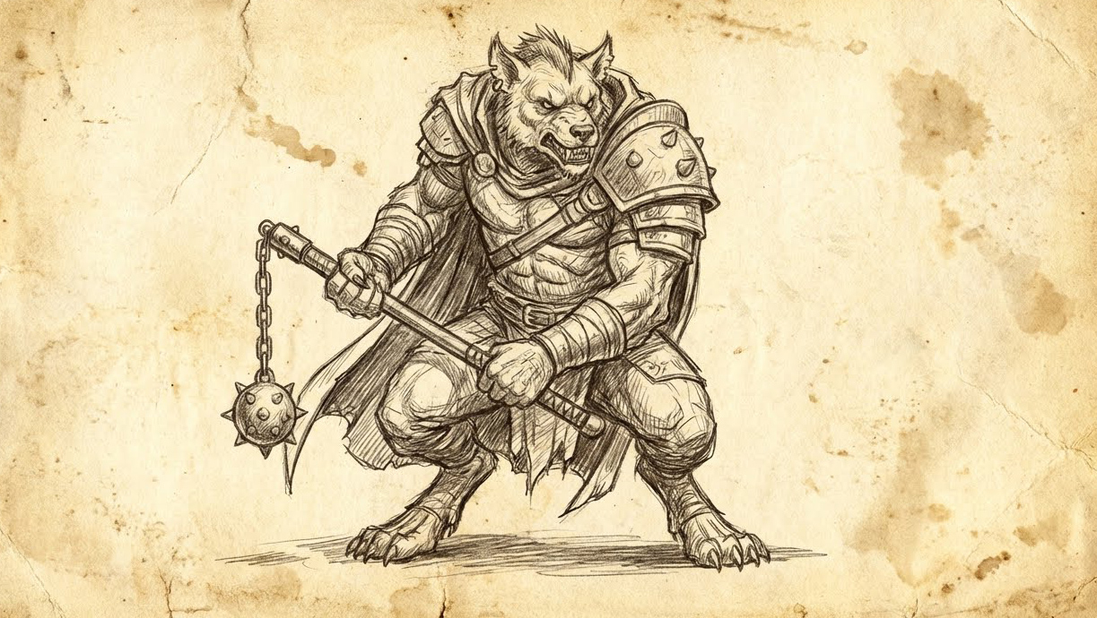 Combattant gnoll