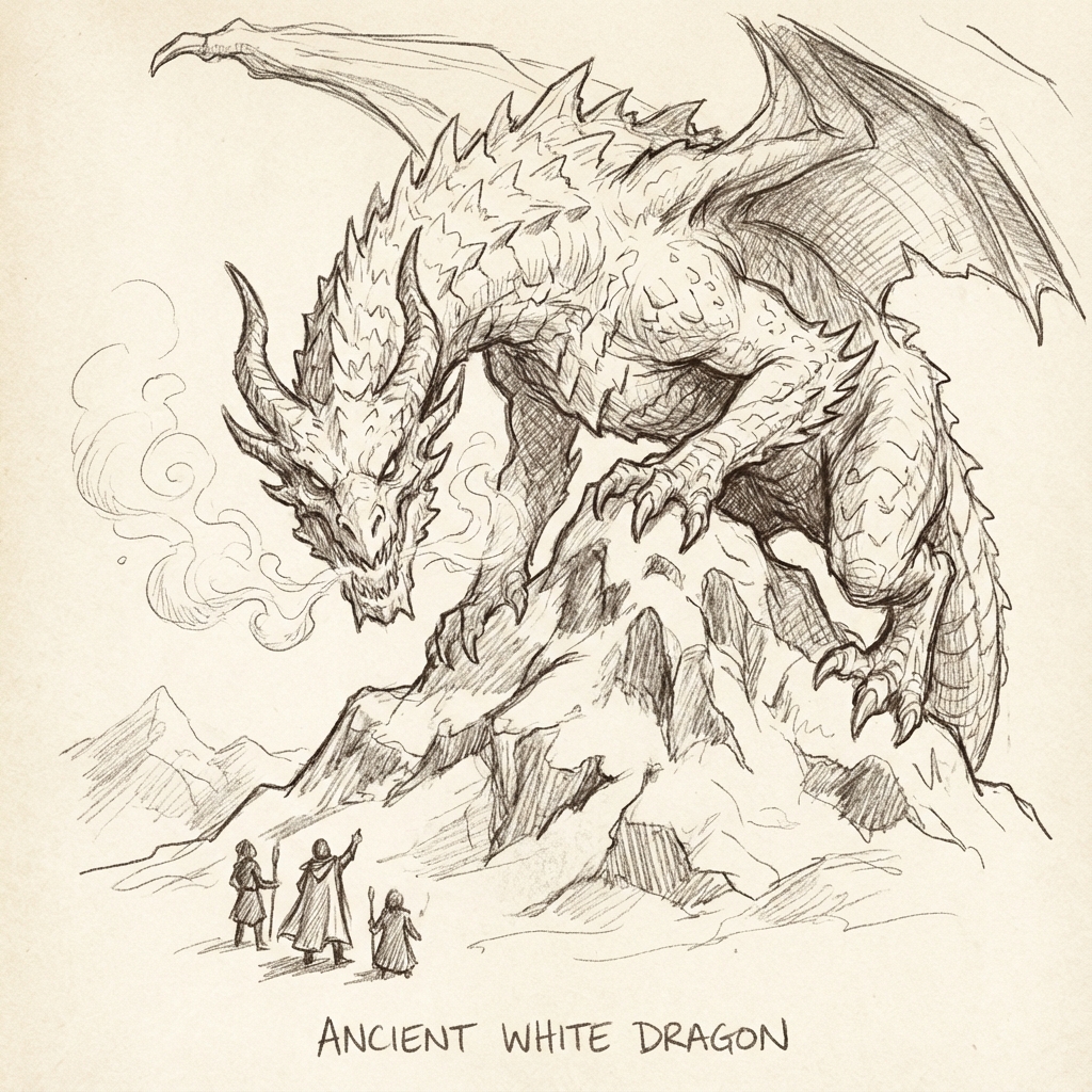 Dragon blanc vénérable