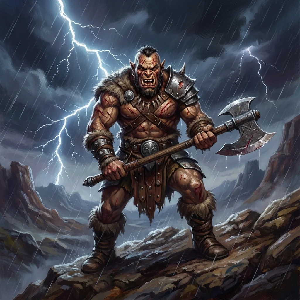 Orc, origine D&D 5e Dagger Hack