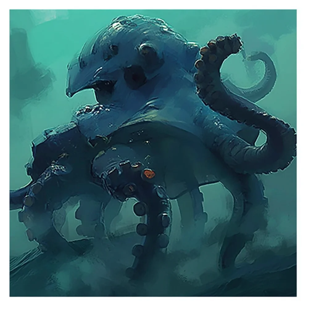 Kraken - Monstre Solitaire Daggerheart SRD Tier 4 | Bestiaire JDR