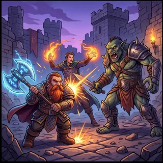 Illustration des Conflits et Combat