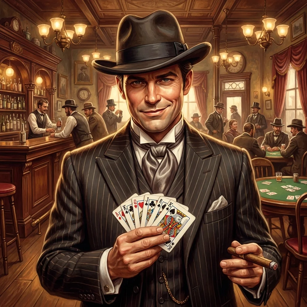 Joueur de Poker, western JDR Express