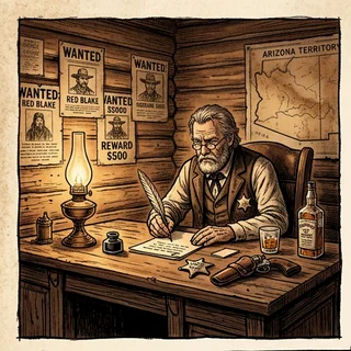 Bureau du juge Harlan, western JDR Express