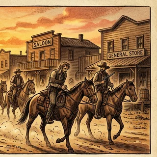 L'Or retrouvé, western JDR Express