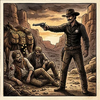 La Trahison de Briggs, western JDR Express